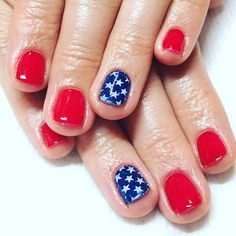 4th of July nails