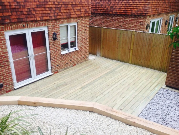 garden decking ideas back garden decking ideas slopes