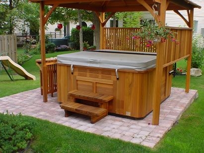 Hot Tub Deck Plans |