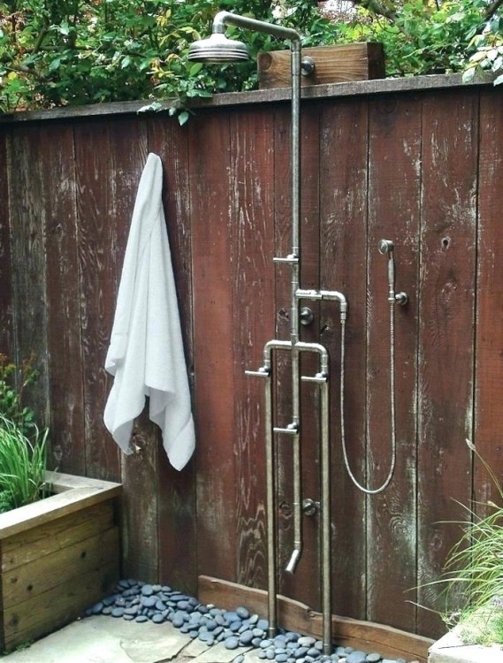 outdoor shower