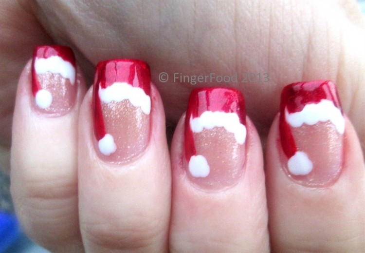 Santa Hat Nail Design Maxresdefault Santa Hat Nail Design Gel Designsanta Christmas Nails Tutorial Full