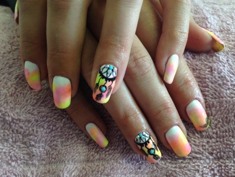 Acrylic Nail Art Designs 288