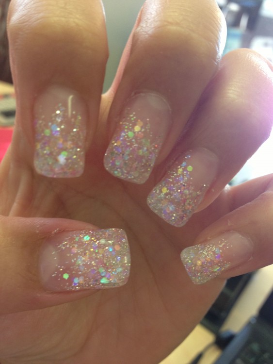 sparkly gel nails glitter ideas sparkle nail