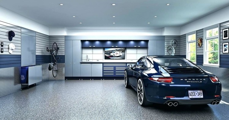 garage interior design finished basics 2 car ideas designs photos