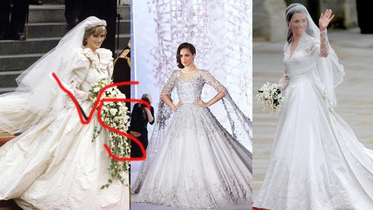 Meghan Markle's Wedding Dress Vs