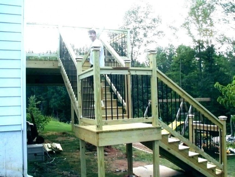 wood deck railing designs