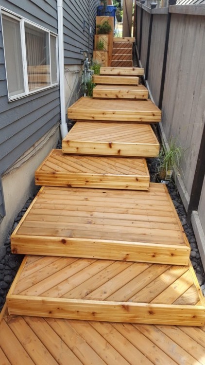 deck stair designs