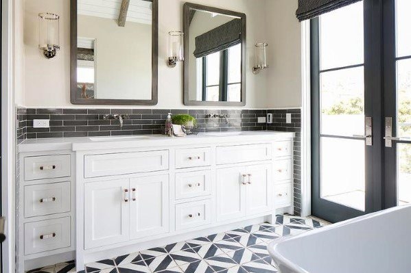 Bathrooms With Tile Backsplash Bathroom Vanity Glass Tile Bathroom Vanity Tile Bathroom Tile Ideas The Delightful Images Of White Bathroom Tile Backsplash