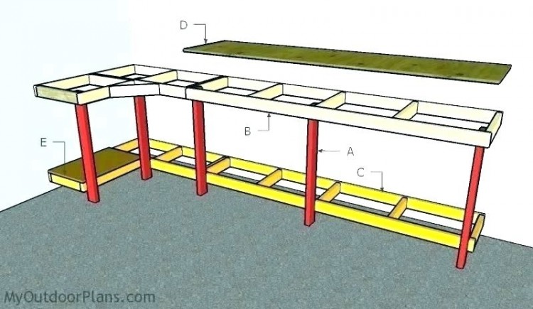 garage work bench plans