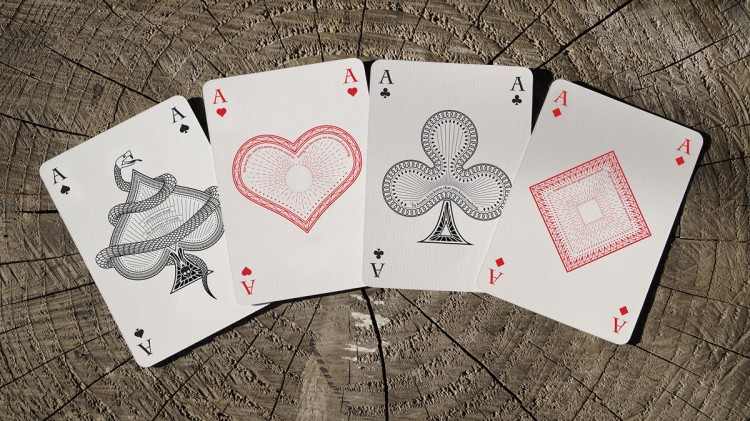 Unique Playing Cards, White Deck of Cards, Cool Pipmen Cards, Best Poker Cards