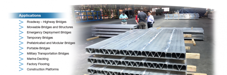 AlumaBridge Open Grid Deck Design; AlumaBridge advanced aluminum bridge fabrication