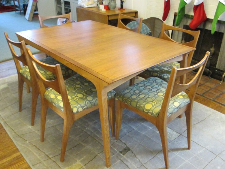 Drexel Declaration Mid Century Modern Extension Dining Table