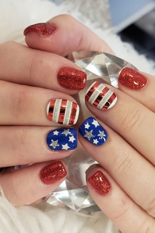 Another Pictures of gel nail designs for 4th of july 2016 : Browse