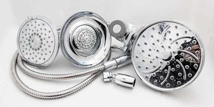brushed nickel rustic shower head transitional parts by bronze