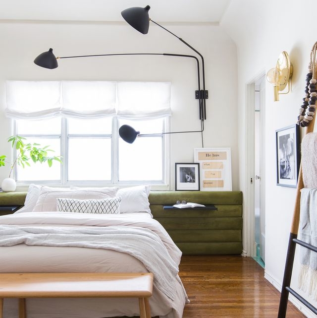 Eclectic neutral bedroom