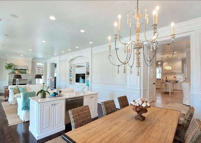 beachy dining room chandelier