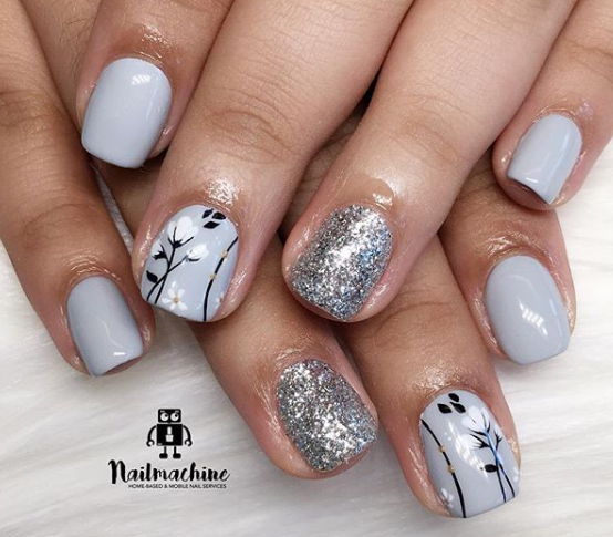 Gel manicure with customisable nail art (from $55)