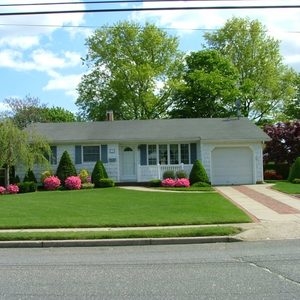 Colourful Flower Garden Ideas Front House With Stone Path | HomeLK