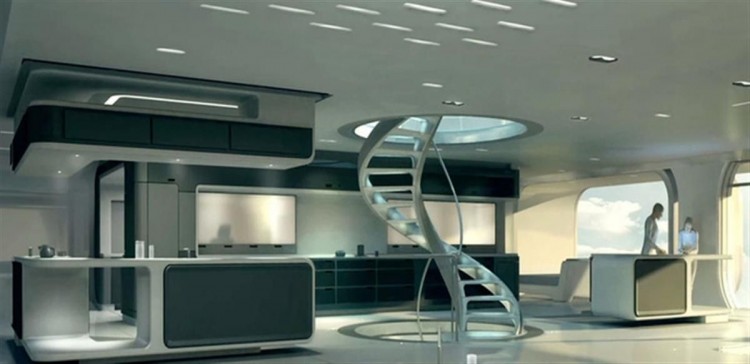 futuristic home decor funky modern living room interior design