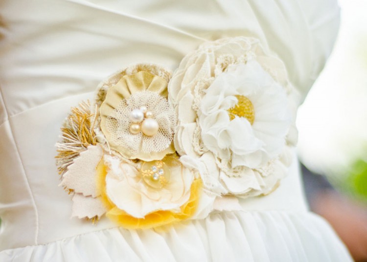FENICAL Bridal sash Bridal Rhinestone Wedding Dress sash Belt Diamond Bridal Belt 3cm (Yellow): Amazon