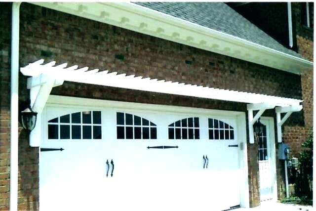 pergola over garage garage door