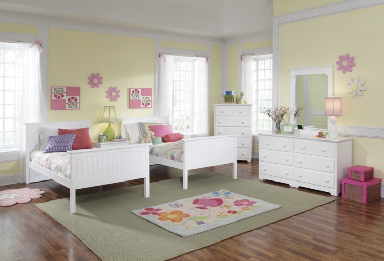 atlantic bedroom furniture white wood flat panel foot board 2 under bed drawer queen platform size