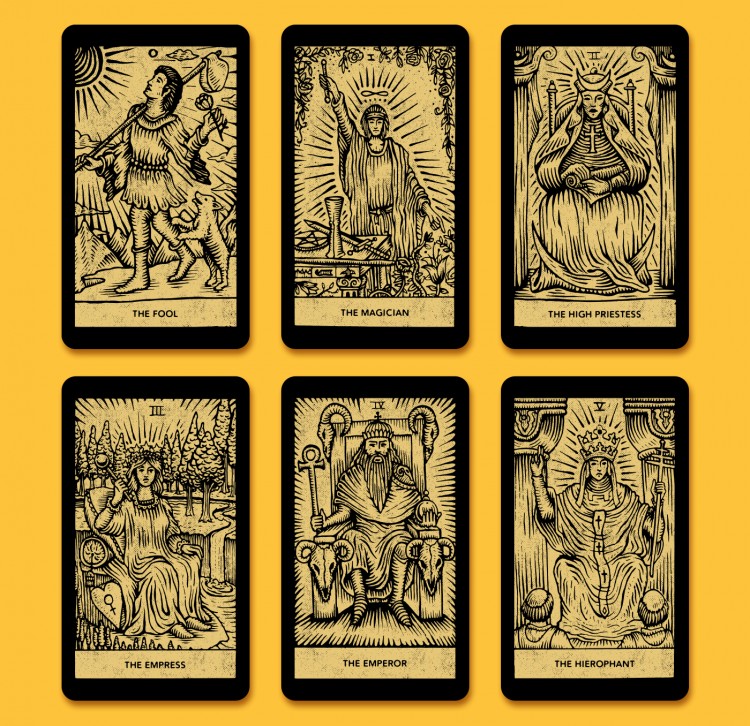 But historically, picture card packs had a variety of uses and styles, including storytelling: the combination of these pursuits is what makes Disney Tarot