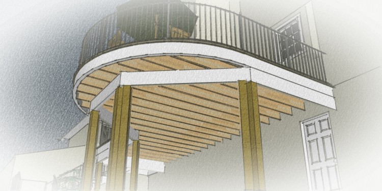 Custom Deck Builders, LLC provides custom curved deck building services in southern Pennsylvania and northern Maryland