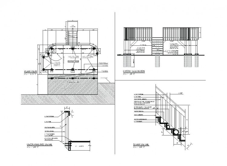 wood deck design plans