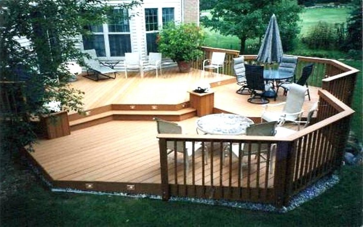 two level deck designs