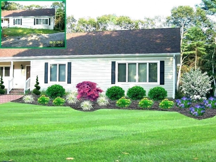 Featured image of post Front Yard Landscape Design Front Of House - Steal these cheap, easy landscaping ideas for a beautiful yard right here, from pathways to the addition of this garland of greenery wrapping along the front porch blends the yard and house into one cohesive concept.