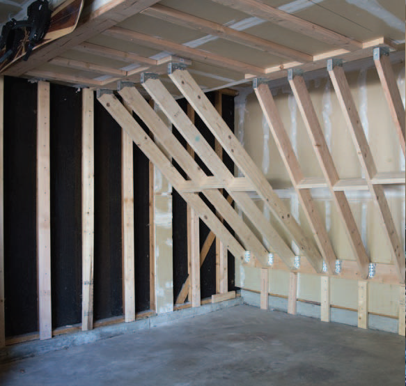 climbing wall design project brings a friendly industrial gym to garage ideas