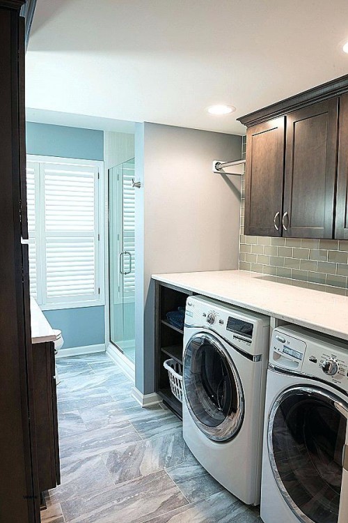 washer dryer in bathroom ideas basement bathroom ideas s with washer and dryer decorating