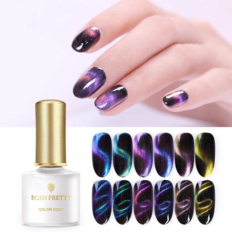 UR SUGAR Luminous Magnetic Cat Eye Gel Nail Polish Glitter Semi Permanent Soak Off UV Gel Polish 7