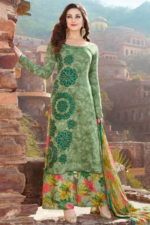 Irresistible Embroidered Designer Pakistani Suit