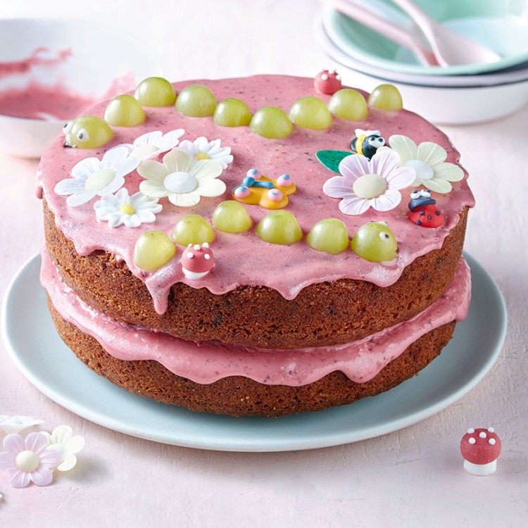 Secret Garden Cake from a Secret Garden Birthday Party on Kara's Party Ideas  | KarasPartyIdeas
