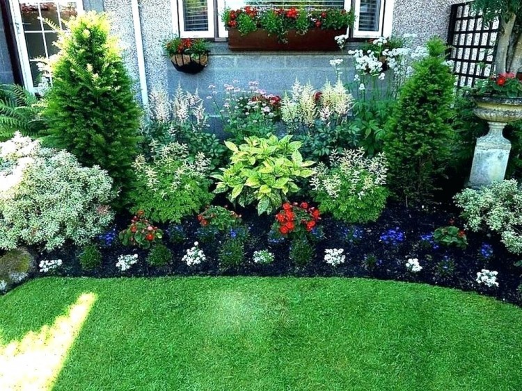 Garden Designs For Small Cool Ideas Front Yard Spaces Unique Wall Very Plot
