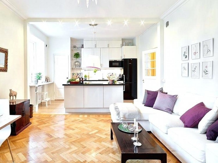 kitchen dining living room