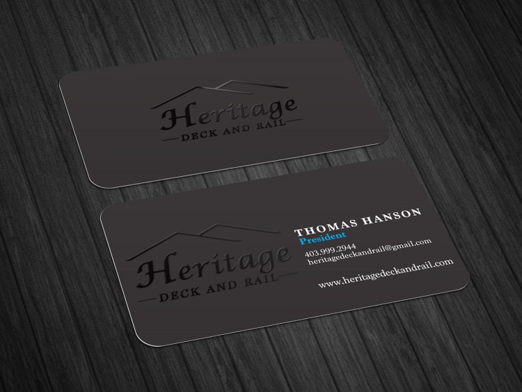 Deck's new business cards