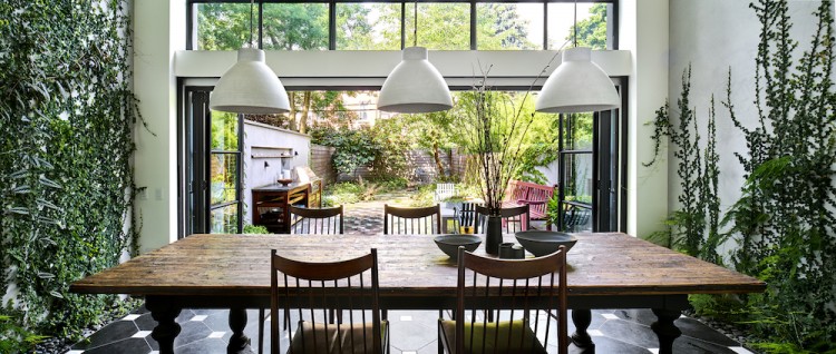 Dining table and chairs