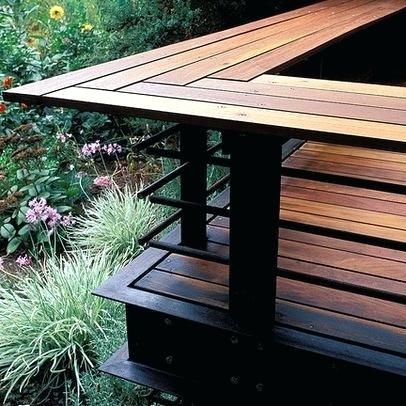 deck bench plans