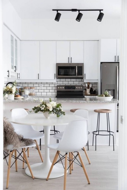 old house kitchen dining room design beach style dining room in classy blue and white design