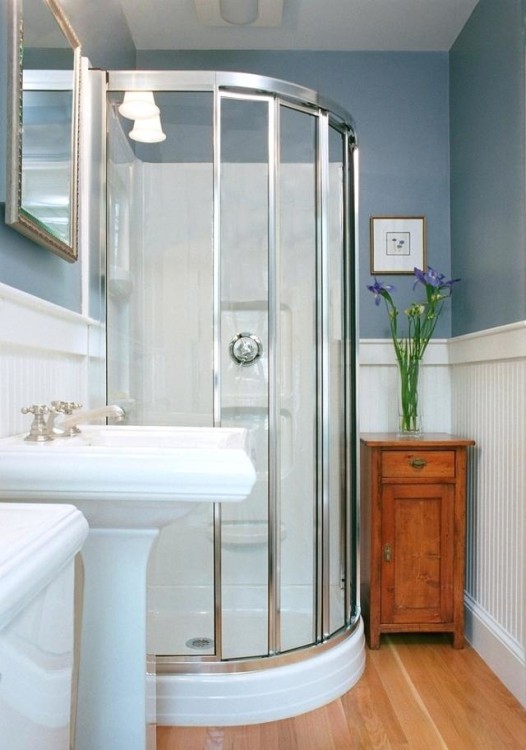 modern farmhouse half bath