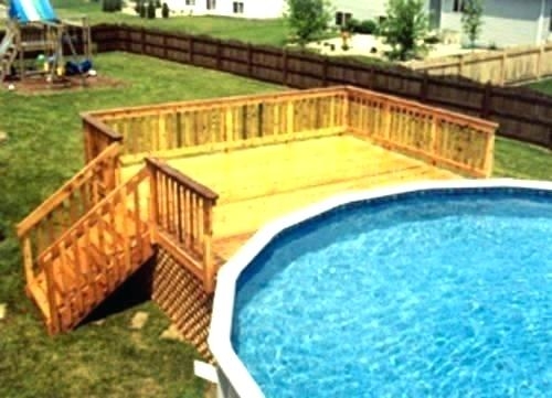 pool deck plans above ground pool decking designs pool deck designs swimming decks above ground inside