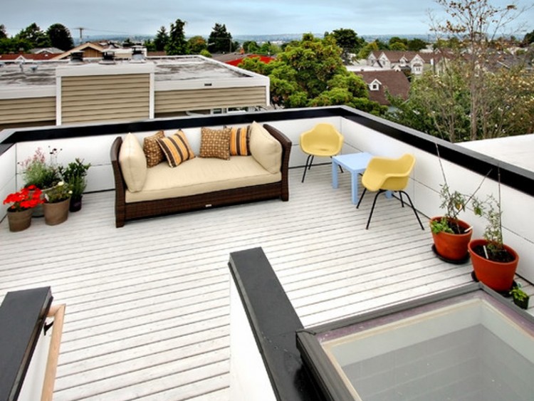london roof garden modern plants ideas