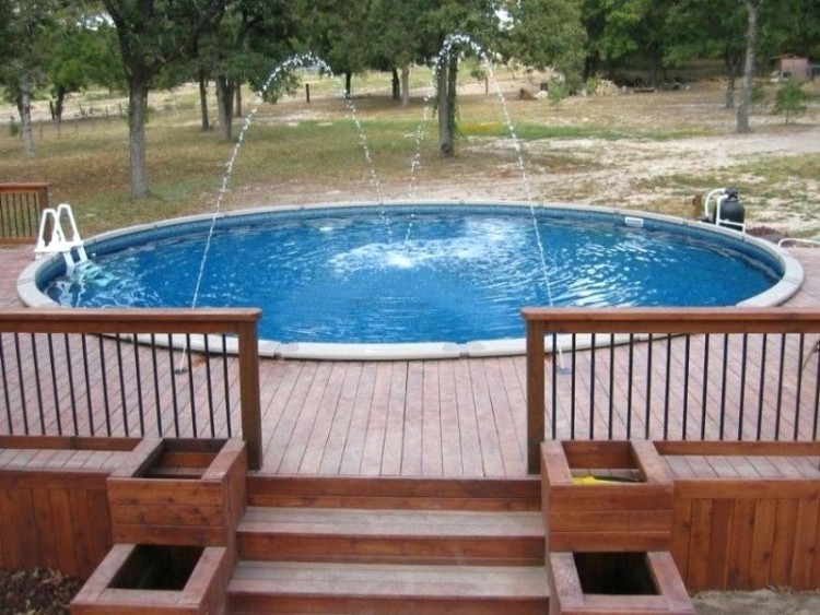 deck for above ground pool small ideas