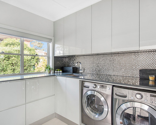 washer dryer in bathroom ideas