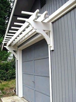 trellis over garage door arbor pictures