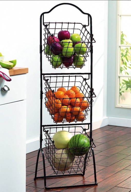 awesome hanging fruit basket ideas wall hanging fruit basket best baskets ideas on metal kitchen diy