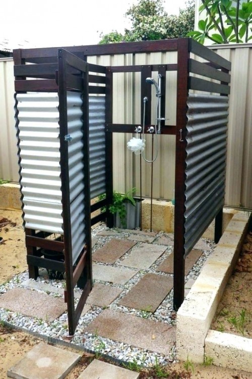 indoor outdoor shower